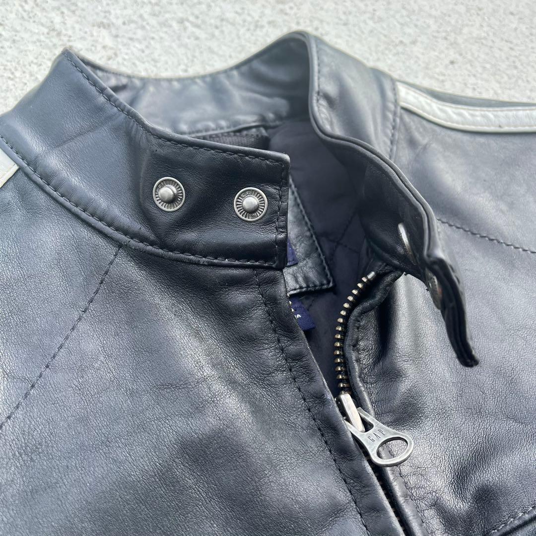 OLD GAP オールド　トラック　シングル　レザージャケット S相当
