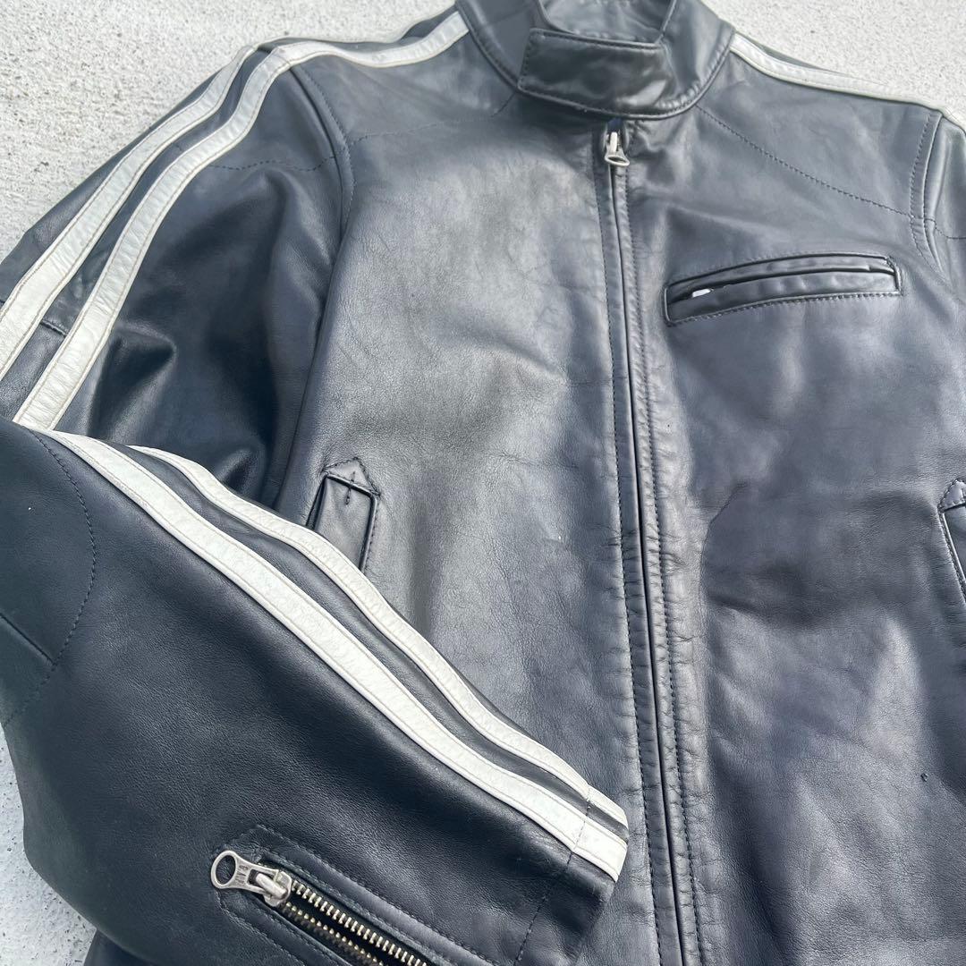 OLD GAP オールド　トラック　シングル　レザージャケット S相当