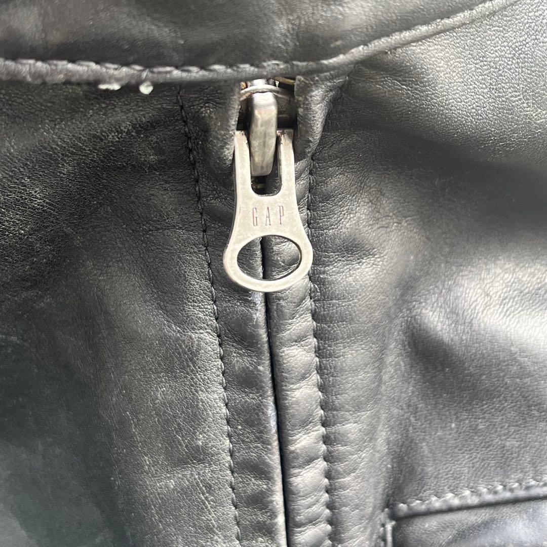 OLD GAP オールド　トラック　シングル　レザージャケット S相当