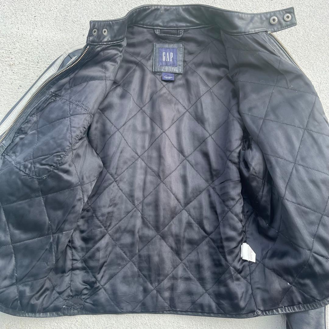 OLD GAP オールド　トラック　シングル　レザージャケット S相当