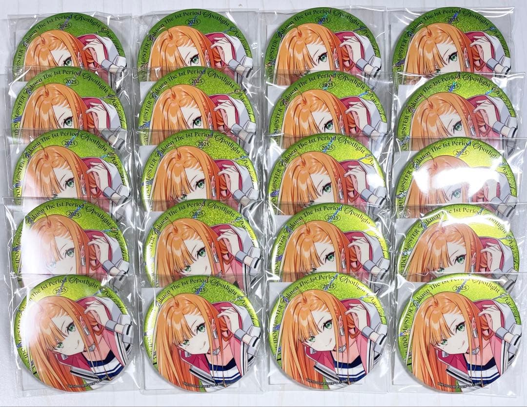 紫雲清夏　学マス　グリッター 缶バッジ　1st period