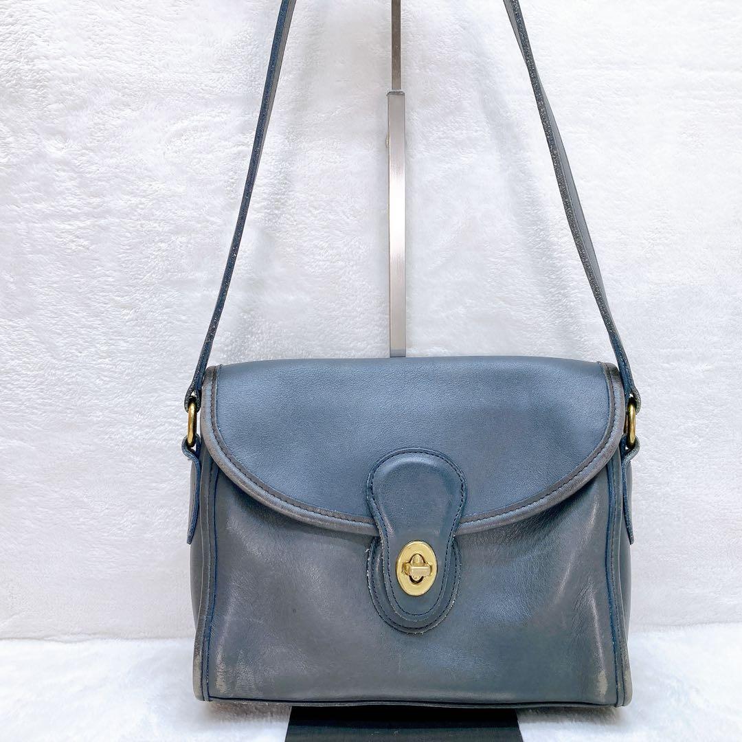 バッグ Vintage Coach Devon Turn Rock Gray rare