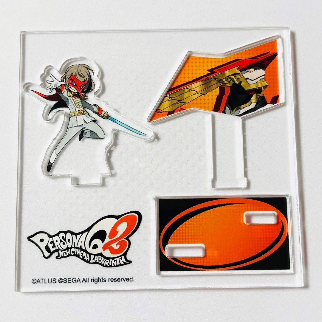 ペルソナQ2 ダブルアクリルミニフィギュア 明智吾郎 クロウ