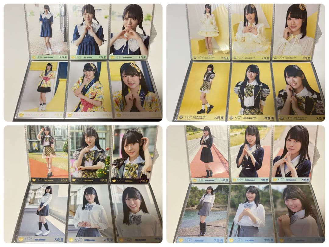 ニアジョイ　大西葵　フルコンプ　まとめ売り　直筆あり