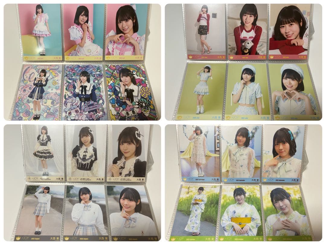 ニアジョイ　大西葵　フルコンプ　まとめ売り　直筆あり