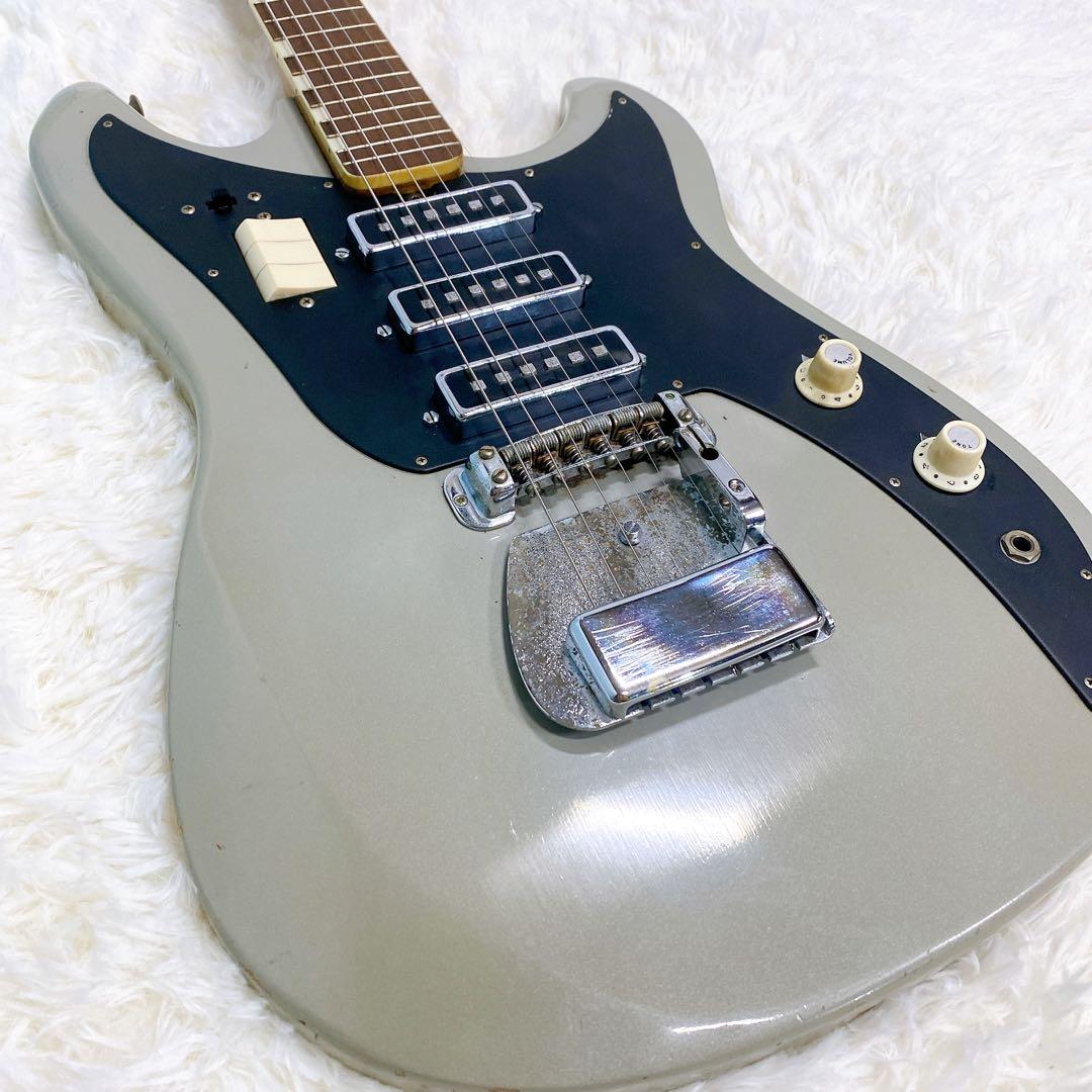 TEISCO YG-6 1960年代 ビザールギター　ビンテージ 稀少色