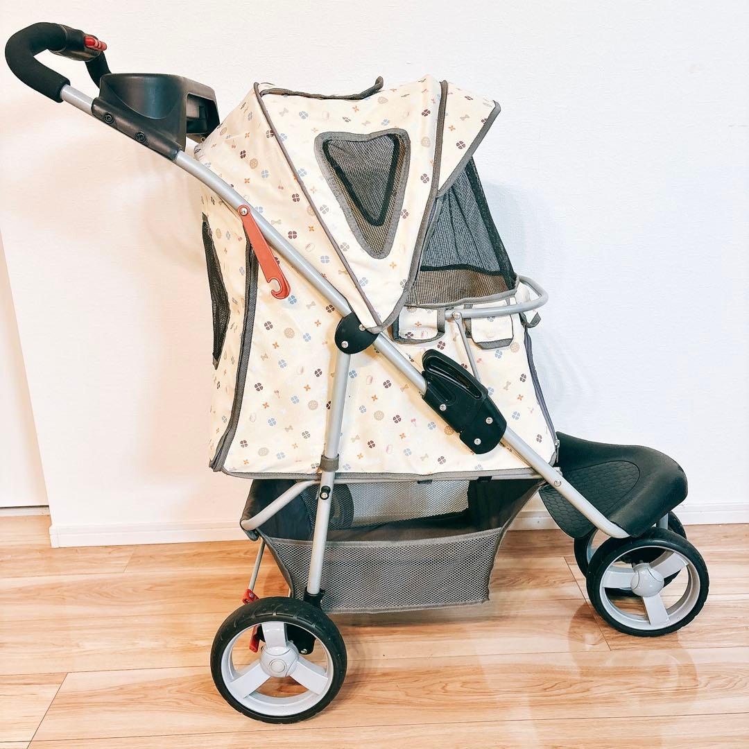 ✨送料無料✨ イビヤヤ ペットカート 三輪 バギー 折りたたみ 犬猫 小動物