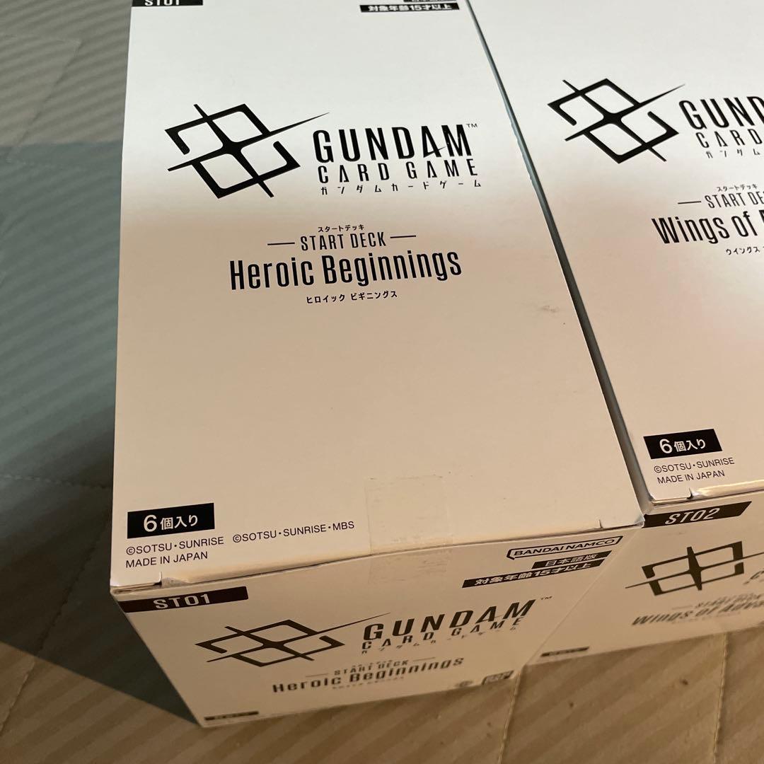 ガンダムカードゲーム スタートデッキ4種 24個セット