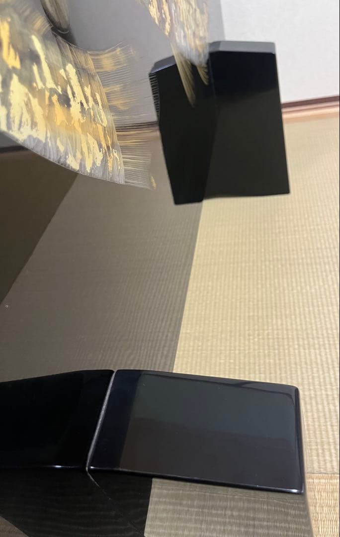 輪島塗 小西啓介作 衝立 パーテーション　鯉沈金