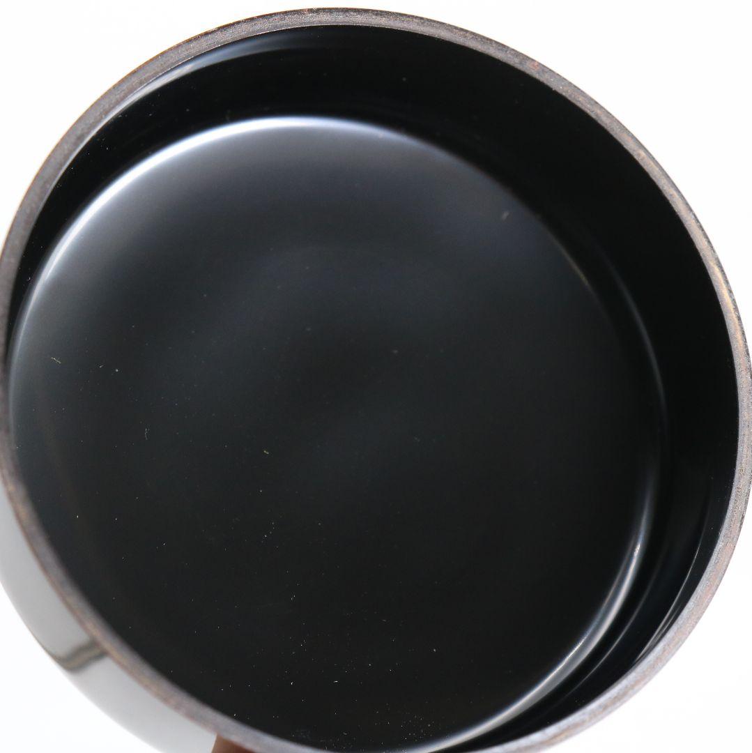 田中宗凌作 唐松 溜塗 中棗 茶道具 共箱　V931