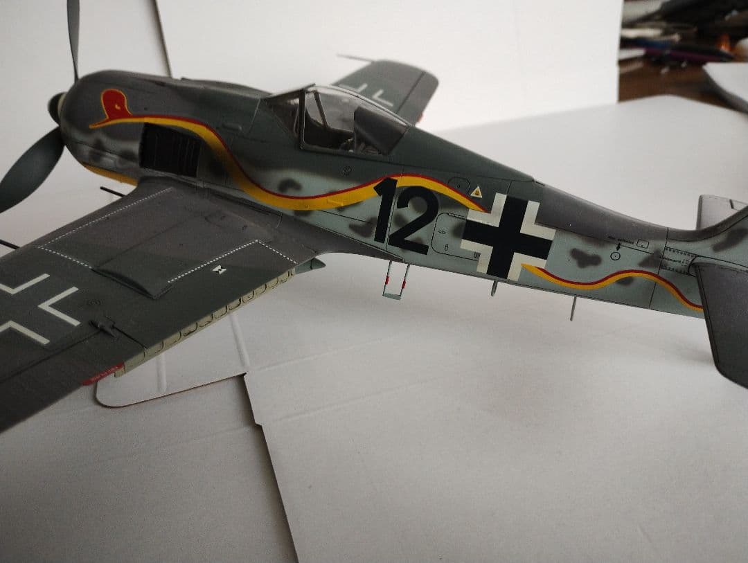 プラモデル完成機　1/32　フォッケウルフFw190A-8