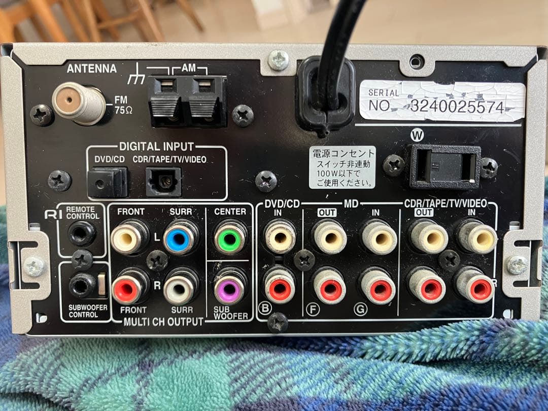 【動作OK・取説付き】ONKYOデジタルホームシアターシステム＆DVDプレイヤー