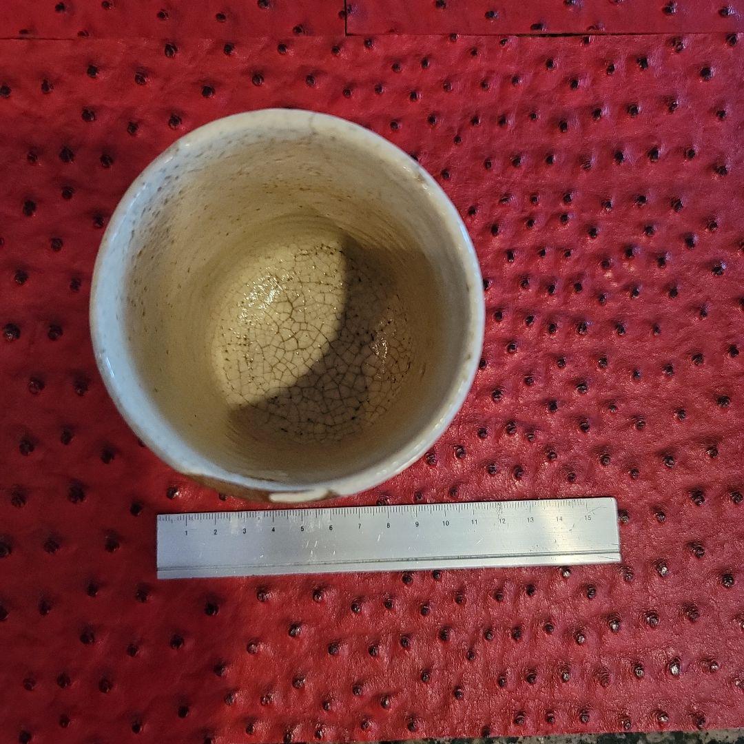 絵瀬戸 馬の目筒茶碗