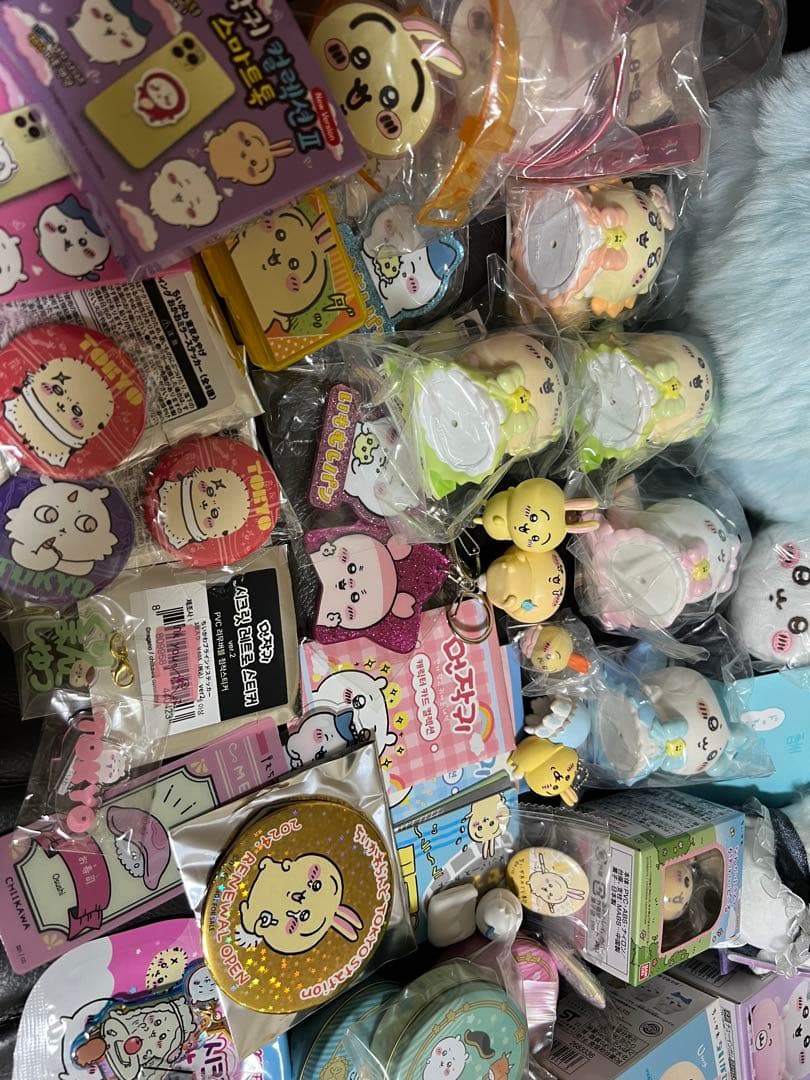 【匿名配送】　ちいかわ　ぬいぐるみ　うさぎ　ハチワレ　モモンガ　まとめ売り