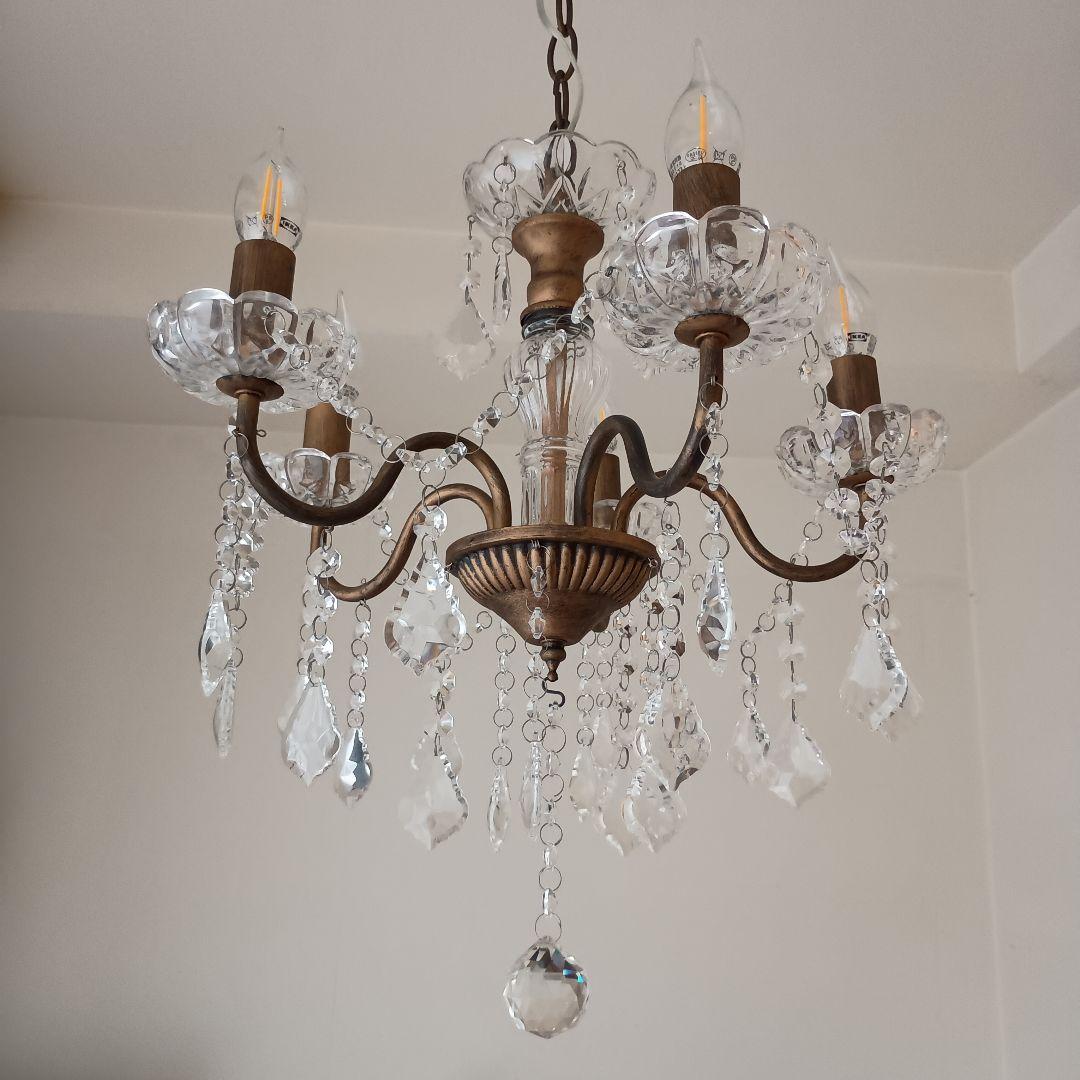 レーヌ 5灯シャンデリア OS-001-5_AT 　メダリオン は別販売