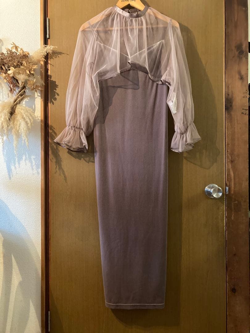 【Ameri VINTAGE】MANY WAY AIRY VEIL DRESS