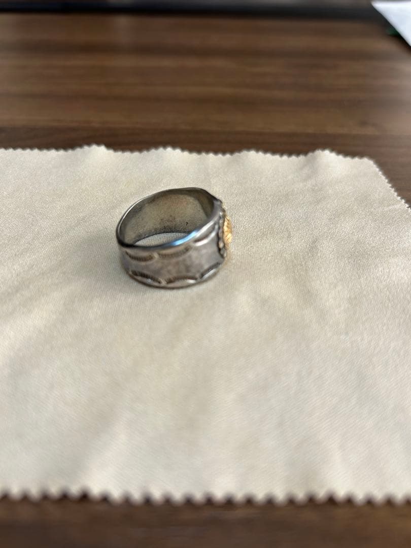 アリゾナフリーダム K18 コンチョ ワイド リング 21号