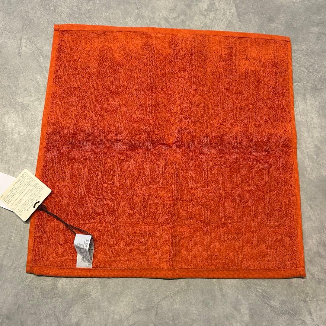 エルメス カレ・タオル 《ステアーズ》 ハンドタオル 箱・リボン・ショッパー付