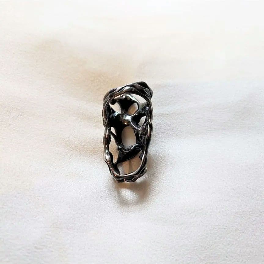 う*に様 【希少】TAUJAN リング WhiteOnyx pulse