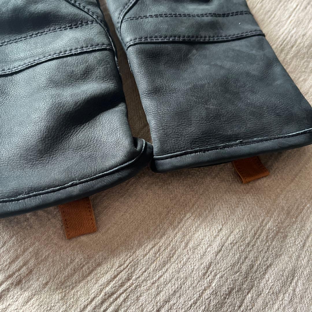 UGGレザー牛革黒手袋　グローブ　Lサイズ