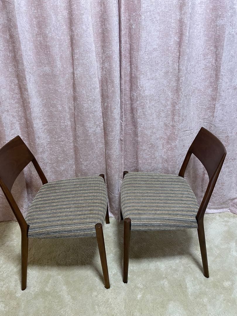 カンディハウス　CONDE HOUSE ダイニングチェア　天然木　日本製　2脚