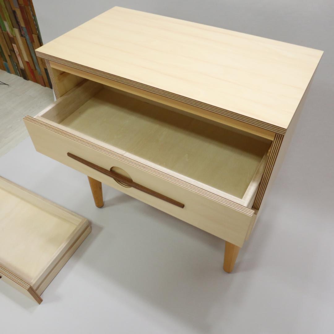 隠し収納付チェスト　ハンドメイド　02163