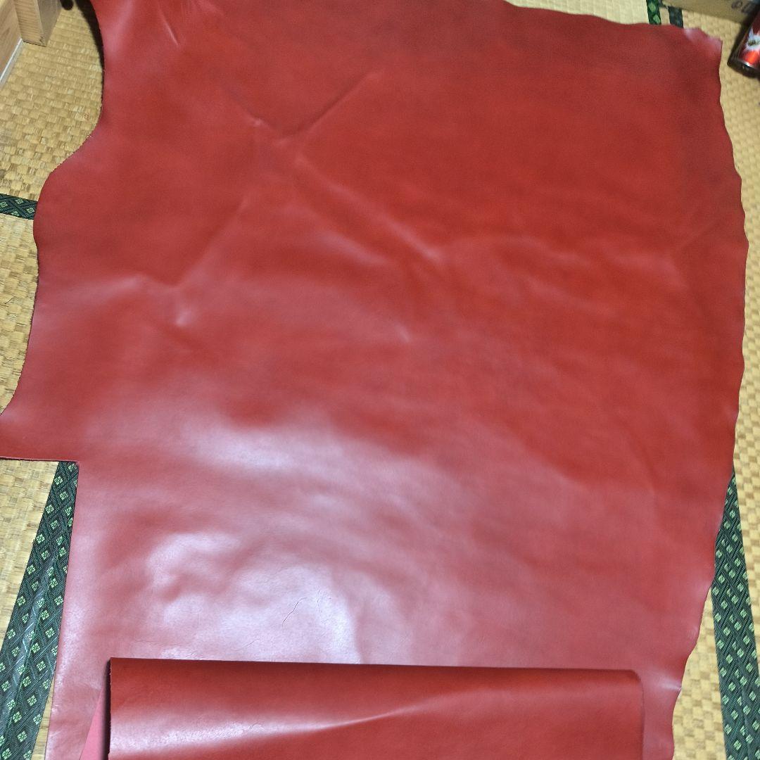 姫路レザー半裁赤×１ 黒×１