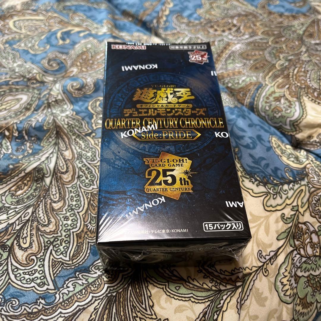 遊戯王クォーターセンチュリークロニクルサイドプライドシュリンク付き未開封