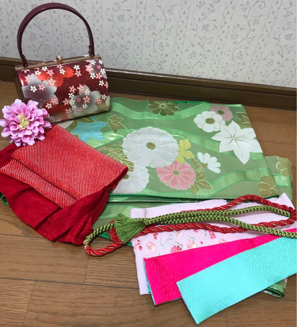 振袖セット　アイボリー　白系　牡丹❤️金駒刺繍　成人式振袖