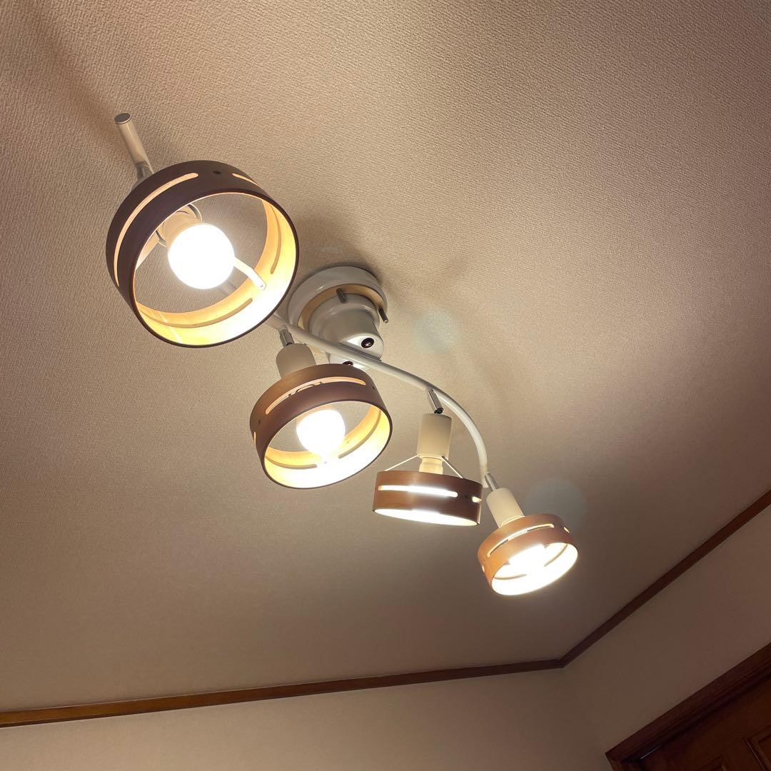 インターフォルムArcheシーリングライト4灯　ホワイト