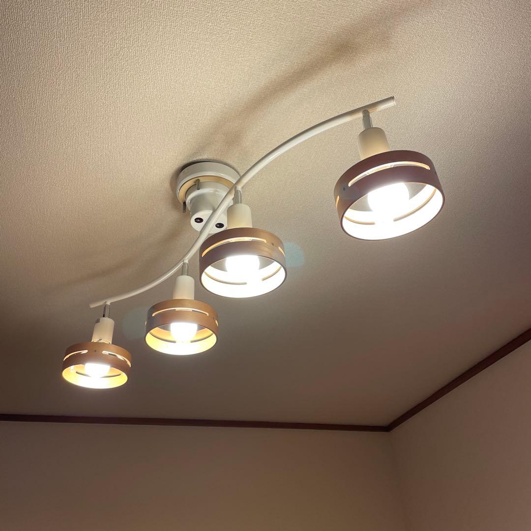 インターフォルムArcheシーリングライト4灯　ホワイト