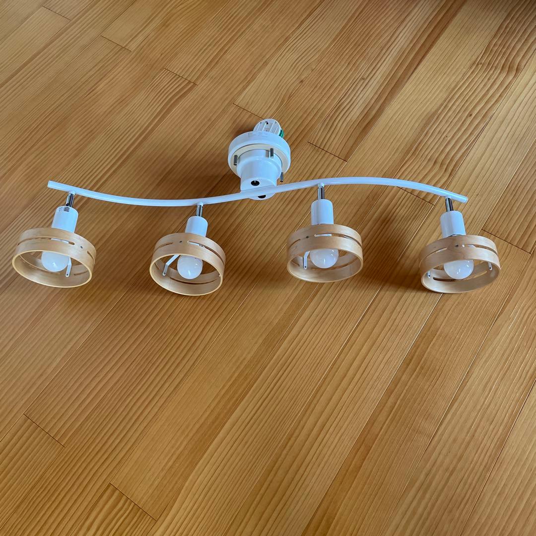 インターフォルムArcheシーリングライト4灯　ホワイト