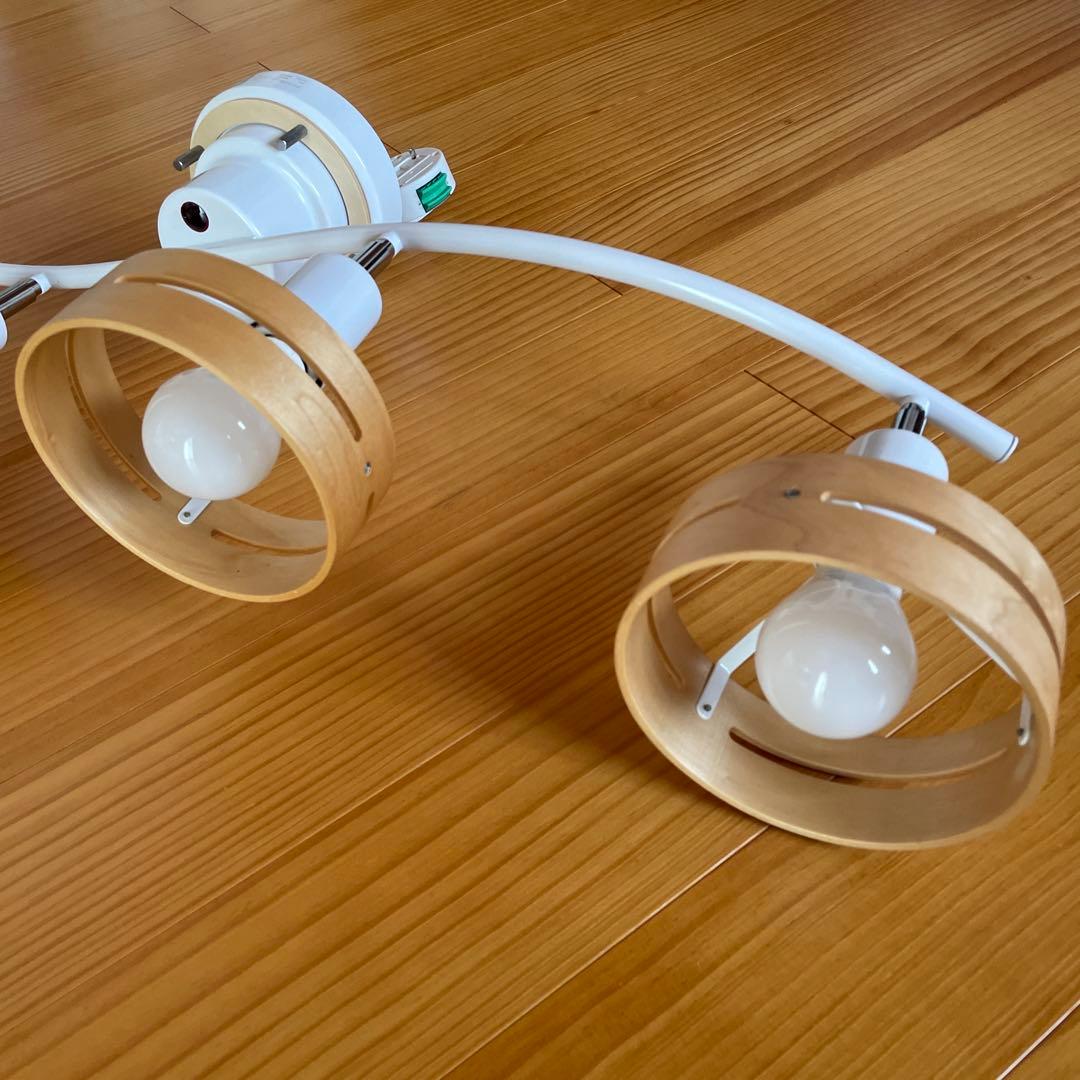 インターフォルムArcheシーリングライト4灯　ホワイト