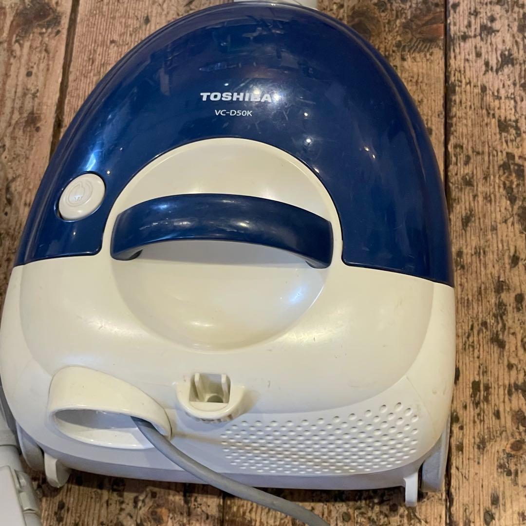 可動品　TOSHIBA 紙パック式クリーナー　VC-D50K 掃除機　昭和