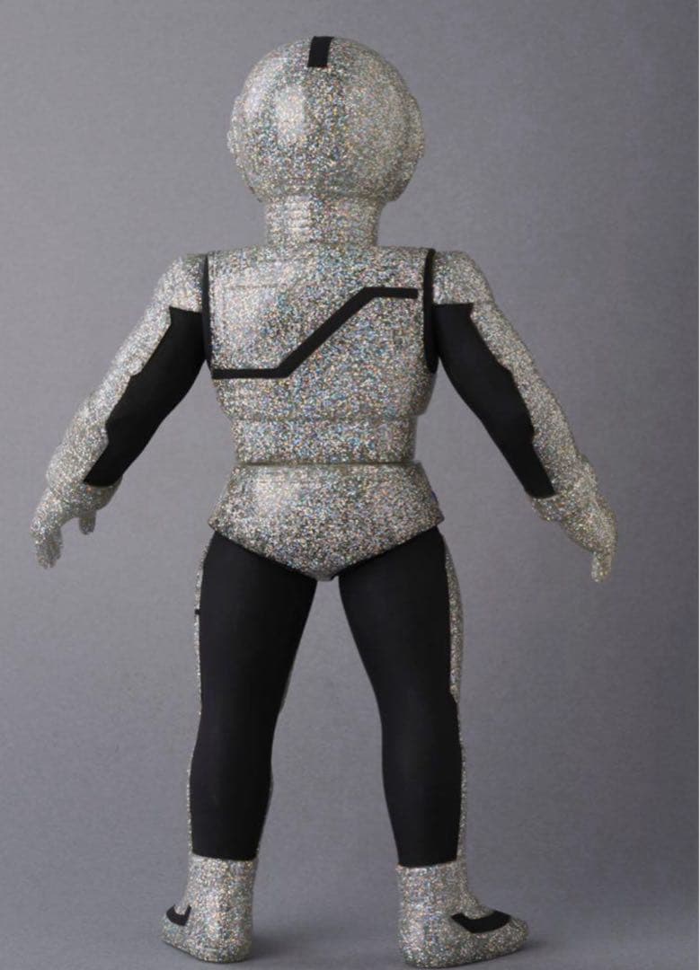 昭和レトロ　東映レトロソフビコレクション ギャバン（蒸着Ver.）透明ラメソフビ