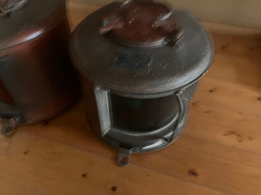 【アンティーク】船の前照灯