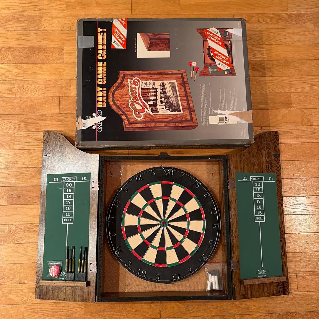 ビンテージダーツボード　インテリア　おしゃれ　アンティーク　海外