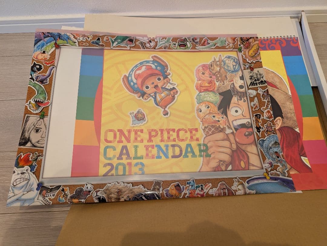 ワンピース 大判 カレンダー 2010 2011 2012 2013 2014