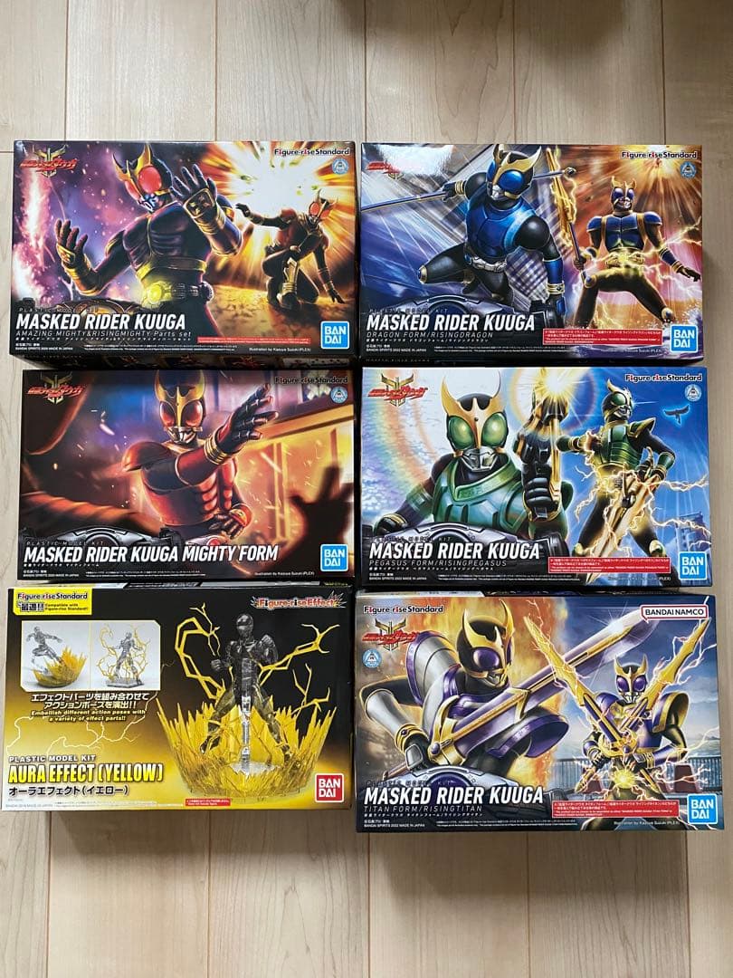 【未開封】フィギュアライズスタンダード　仮面ライダークウガ５種＋エフェクトセット