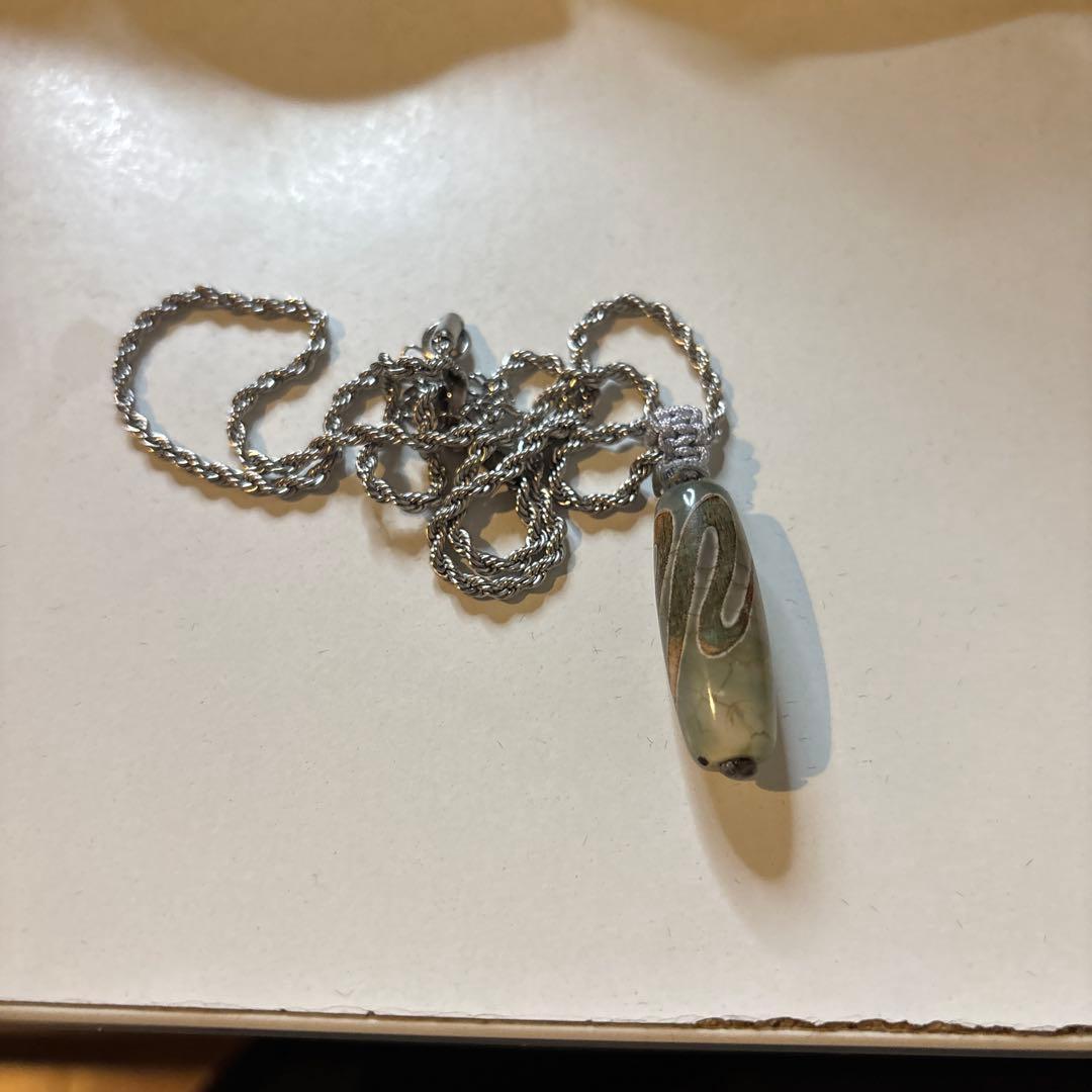 白蛇龍紋天珠たん！珍しい！