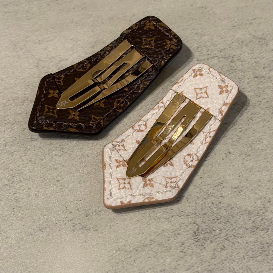 ルイヴィトン　ヘアアクセサリー　ヘアクリップ　モノグラム