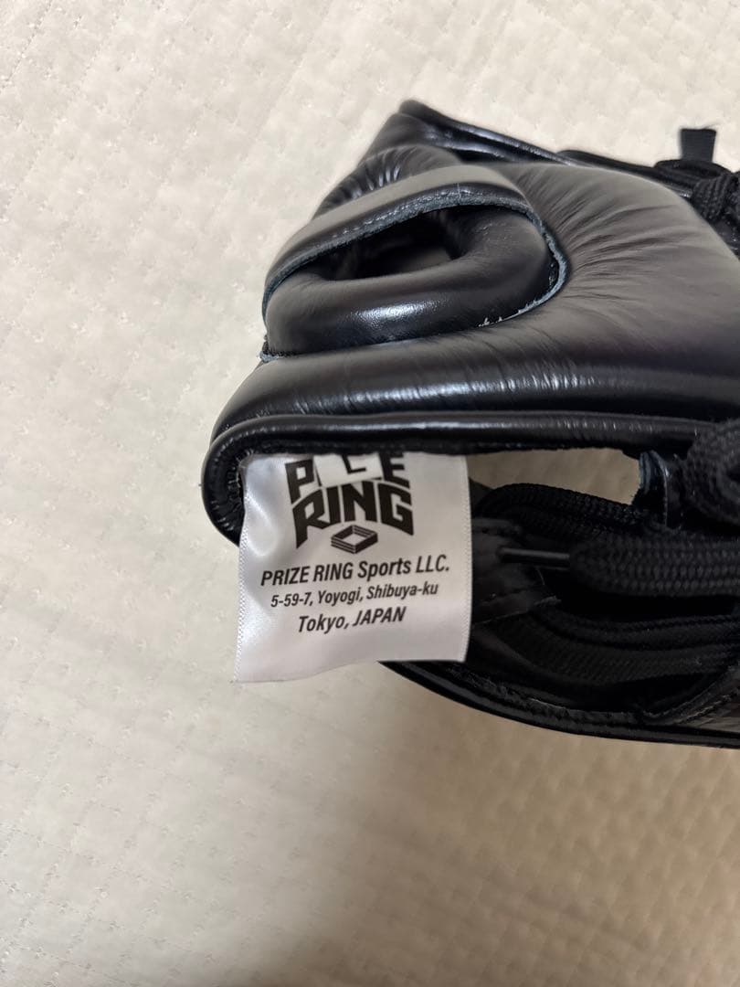 【美品】PRIZE RING 本革製 ヘッドギア Lサイズ