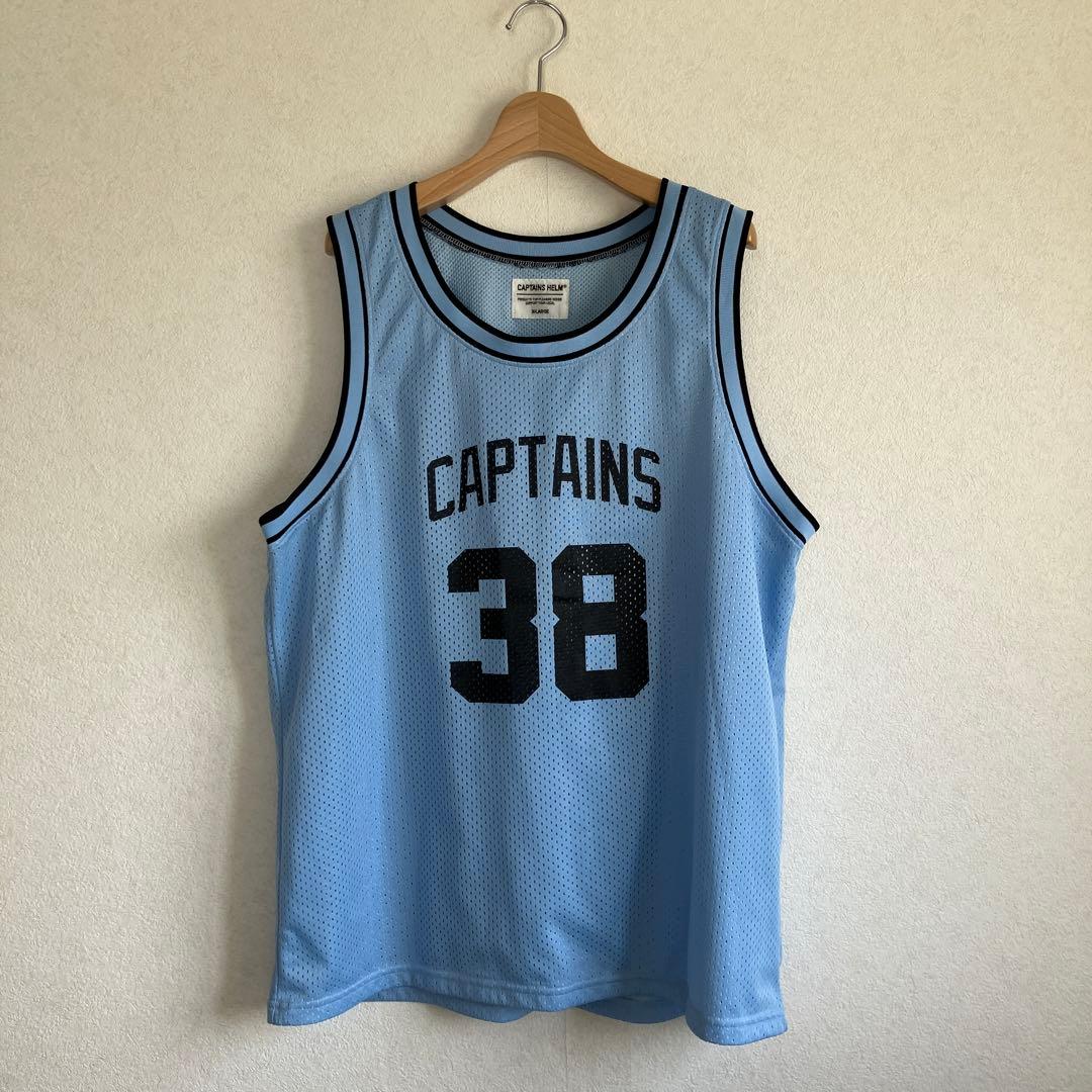 CAPTAINS HELM LINE RIB MESH タンクトップ