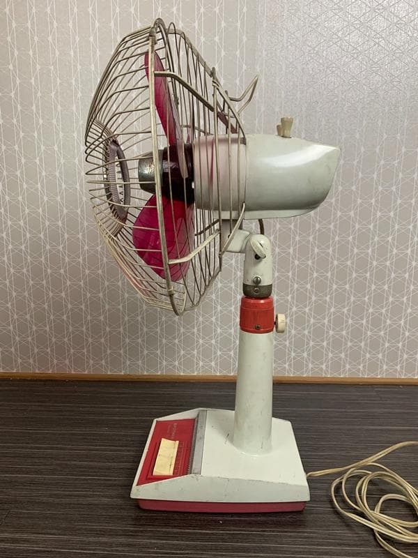BROTHER ブラザー F30-223 扇風機 ピンク赤レッド 昭和レトロ