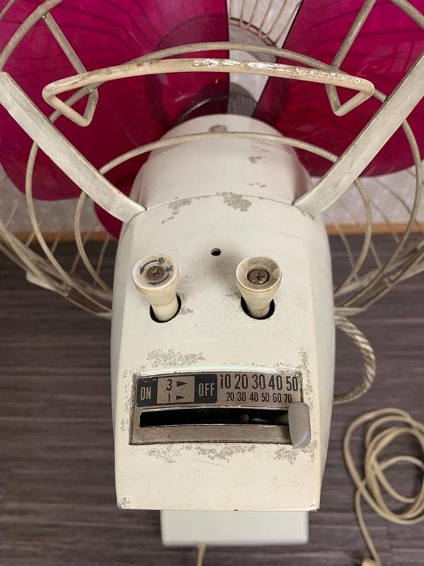 BROTHER ブラザー F30-223 扇風機 ピンク赤レッド 昭和レトロ