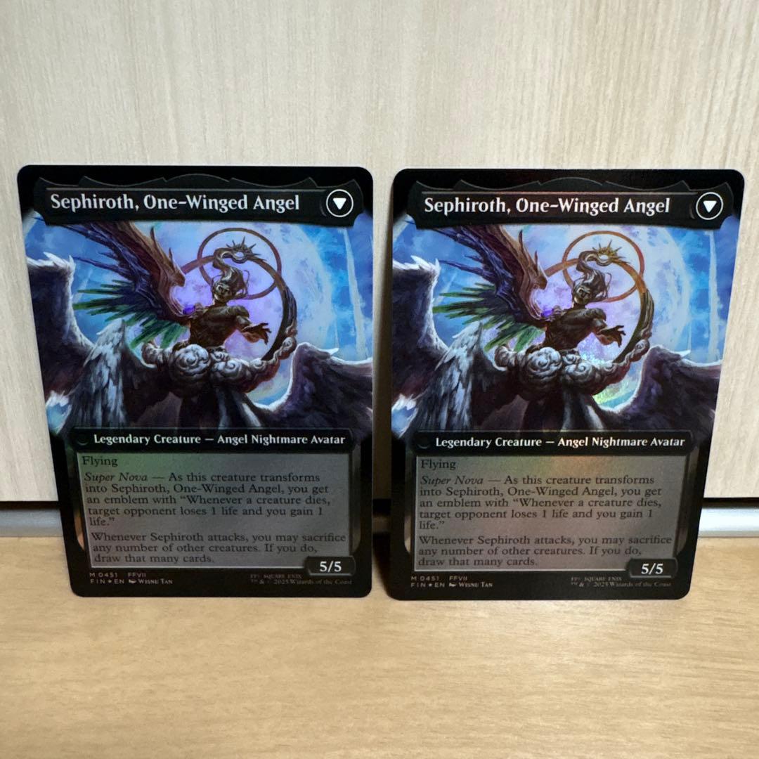 MTG FIN 威名のソルジャー、セフィロス 拡張foil 2枚 bundle