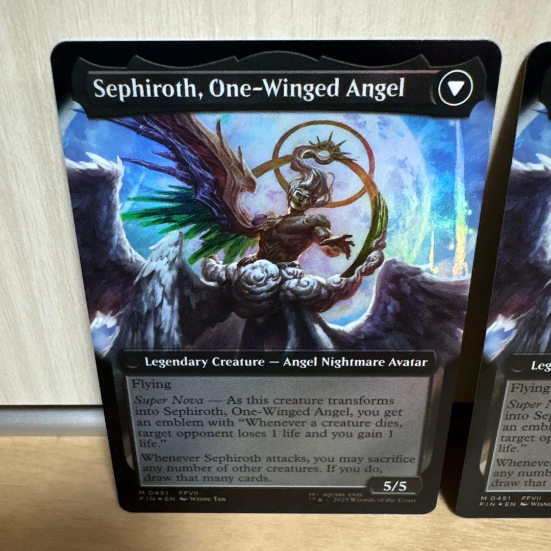 MTG FIN 威名のソルジャー、セフィロス 拡張foil 2枚 bundle