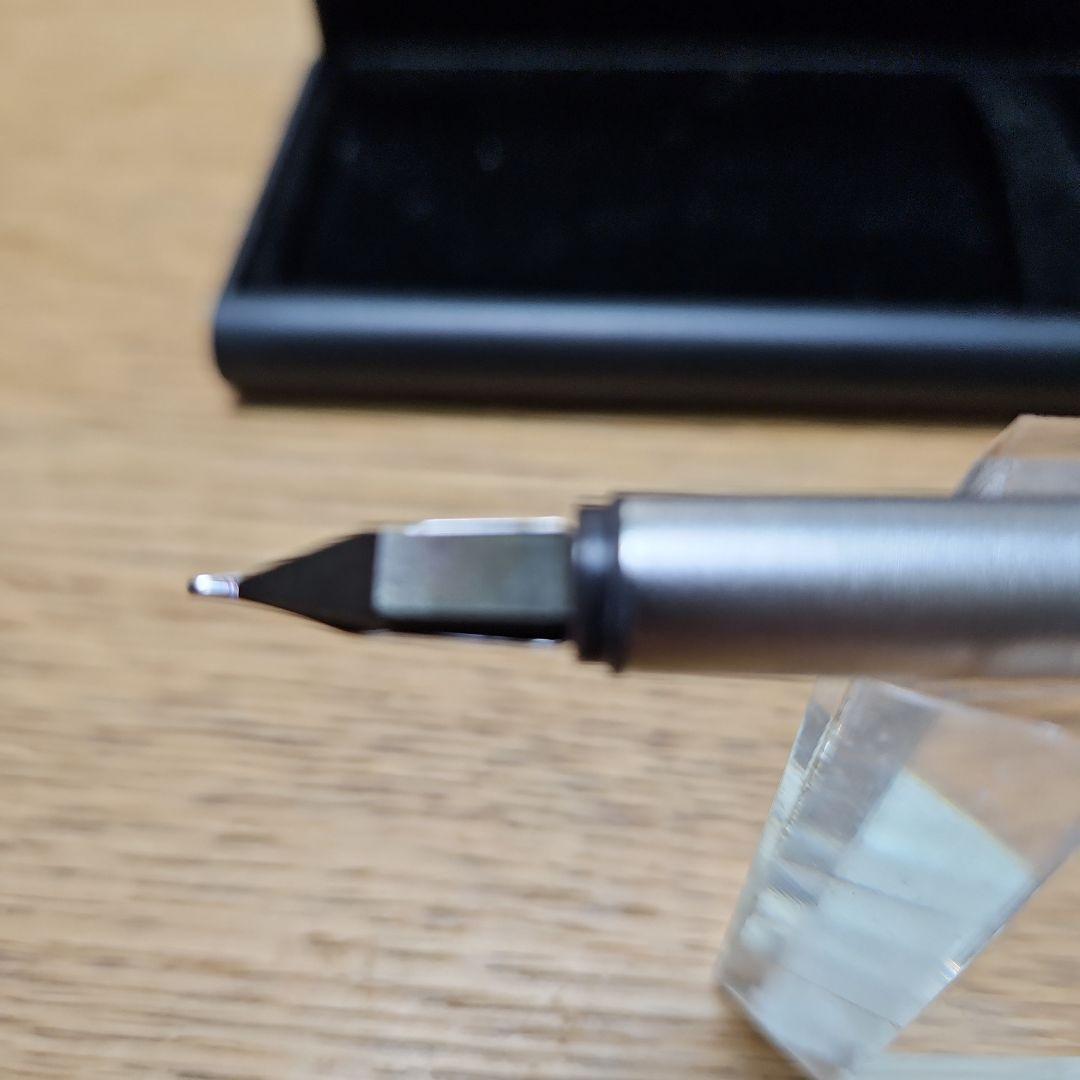 MONTBLANC モンブラン 万年筆 ノブレス プラチナ ストライプカット