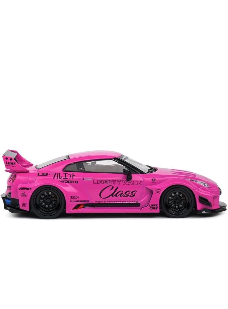 Liberty Walk GT-R ミニカー 1/43ピンク