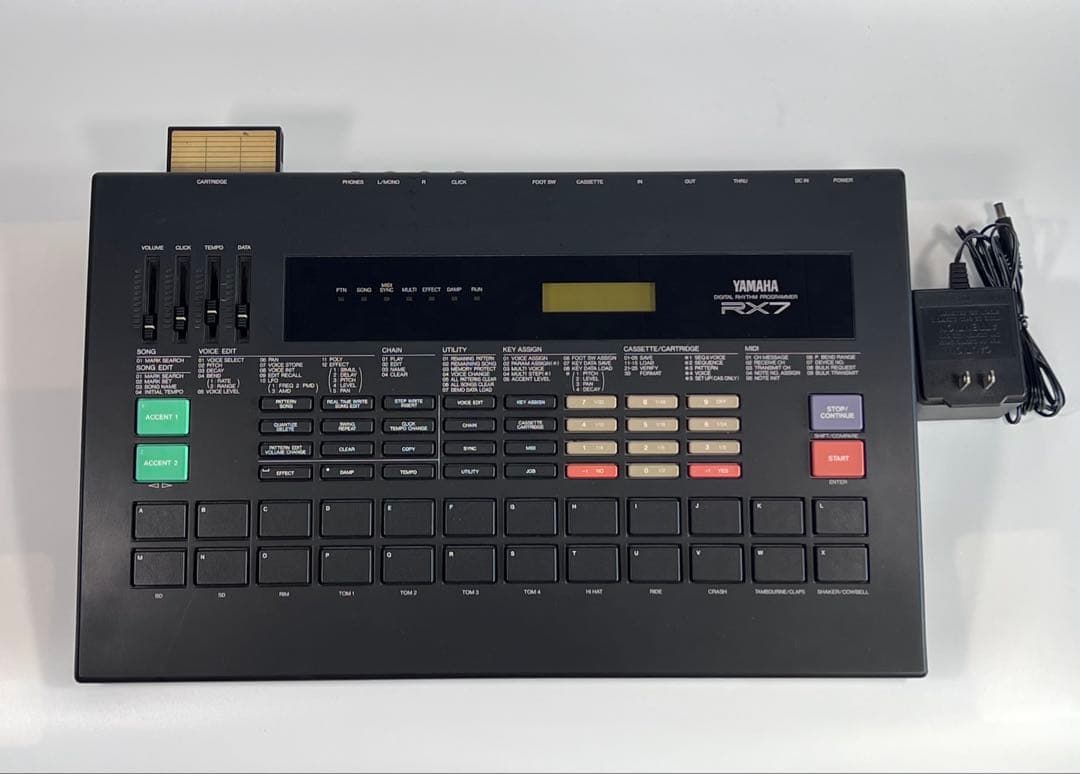 YAMAHA RX7 リズムマシン（メモリーカセット付き）